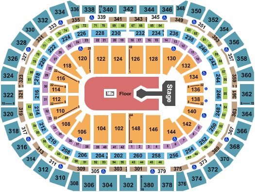 Ball Arena Don Toliver Seating Chart